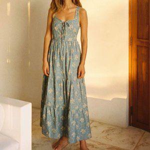 Christy Dawn Adele Dress Spruce Bouquet XS